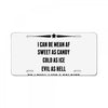 Super November Girl License Plate