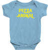 pizza animal funny diet gym gift new Baby Onesie