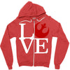love rebels Zipper Hoodie