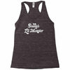 daddy's lil monster Racerback Tank