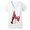 pin up girl Women's V-Neck T-Shirt