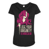 hair stylist virginity Maternity Scoop Neck T-shirt