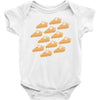 ugly pumpkin pie Baby Bodysuit