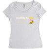Mom to Bee Baby Girl Women's Triblend Scoop T-shirt