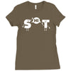 s hi t funny geek reading books type Ladies Fitted T-Shirt