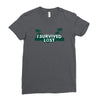 i survived lost Ladies Fitted T-Shirt