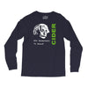albert einstein theory of 7% proof geeky science cider scrumpy drinkin Long Sleeve Shirts