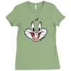 looney tunes bugs Ladies Fitted T-Shirt