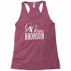 charles bronson (2) Racerback Tank