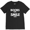 boobs real smile fake V-Neck Tee