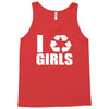 i recycle girls  funny Tank Top