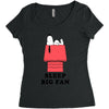 Sleep Big Fan Women's Triblend Scoop T-shirt