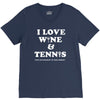 wine and tennis tee V-Neck Tee