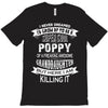 Super Cool Poppy Of A Freaking Awesome Granddaughter T-Shirt