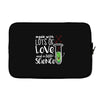 Made With Lots Of Love And a Little Science Laptop sleeve