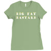 big fat bastard Ladies Fitted T-Shirt
