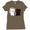 purr evil Ladies Fitted T-Shirt