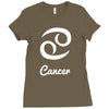 cancer zodiac Ladies Fitted T-Shirt
