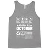 Born In October Tank Top