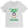 pixel art daddy V-Neck Tee