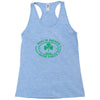 made in america with irish parts Racerback Tank