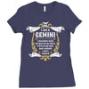 I Am A Gemini Ladies Fitted T-Shirt