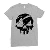 sea of theives skull Black Logo Ladies Fitted T-Shirt
