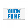duck fuke License Plate