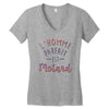 l homme parfait est motard Women's V-Neck T-Shirt