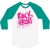 rock music r2 3/4 Sleeve Shirt