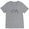 jurassic story V-Neck Tee