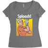 sploosh Women's Triblend Scoop T-shirt