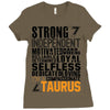 Strong Independent Motivated Taurus Ladies Fitted T-Shirt