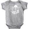 yoda  star wars funny Baby Onesie