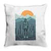 hiker Throw Pillow