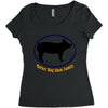 hog show family Women's Triblend Scoop T-shirt