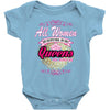 quens are born [your date] Baby Bodysuit
