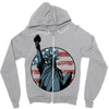 us flag 2 Zipper Hoodie