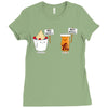 my gut my choice Ladies Fitted T-Shirt