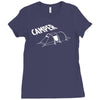 camper camping fun Ladies Fitted T-Shirt
