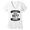 Premium Vintage  1977 Women's V-Neck T-Shirt