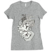 Heart Ladies Fitted T-Shirt