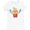 robo battery Ladies Fitted T-Shirt