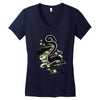 many colors  snake Women's V-Neck T-Shirt