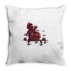 mushroom eater Throw Pillow