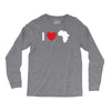 i love africa Long Sleeve Shirts