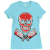 skull meat Ladies Fitted T-Shirt