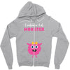 Creating a Lil Monster Baby Girl Zipper Hoodie