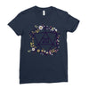 20 Dice Flowers Ladies Fitted T-Shirt