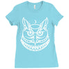 owl Ladies Fitted T-Shirt
